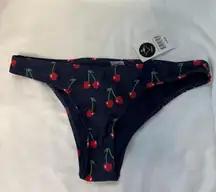 Damsel Cherry Print Tiny Bikini Bottom