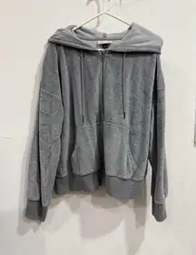 Universal Thread Zip-Up Hoodie Grey