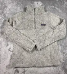 Patagonia Womens Gray Synchilla Fleece Pullover Jacket Cozy‎ Soft Size Small