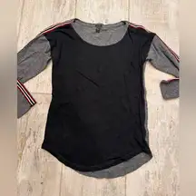 Black and Gray J.Crew Top