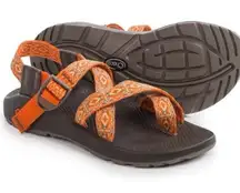 Chaco Orange Z2 Adjustable Sandals Women’s Size 9