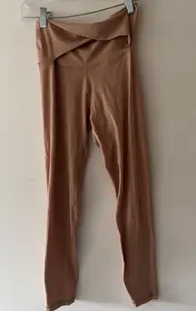 Offline by  Wrap Waist Tan Nude Buttery Soft Leggings