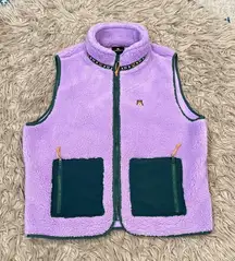Teddy Fresh Fleece Zip Up Vest size medium