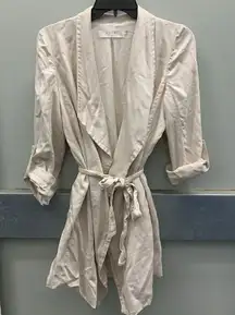 ASTR Light Rolled‎ Sleeved Trench Duster Coat