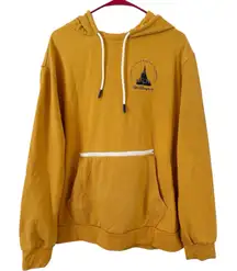Walt Disney World 50th Anniversary Mickey Mouse Pullover Hoodie Yellow Large