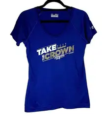 Kansas City Royals "Take the Crown" T-Shirt Size Small, Semi-Fitted