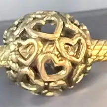 Pandora Silver 925 Open Your Heart Charm Bead  Love Theme