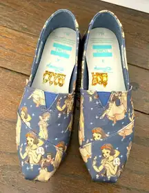 Disney x Toms Princess Snow White Printed Slip-ons Women's Size 6.5