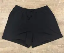 SKIMS Classic Black Knitwear Shorts