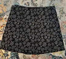 RIP SKIRT Hawaii True Wrap Size Medium Black Gray EUC Surf Convenient Beach