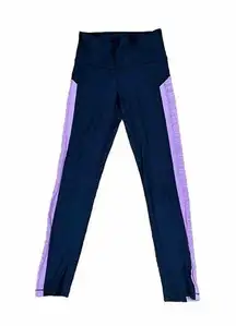 Woman Under Armour heat gear Compression Leggings XSmall Black/pink Yoga Workout