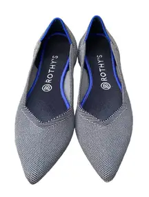 Rothy's Women's Cloud Grey Birdseye The Point Flats