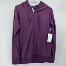 Balance collection Womens large hooded full zip track jacket