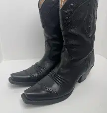 Ariat Womens Dixie Leather Cowboy Boots Size 8B Studs Mid-Calf Western SEE NOTES