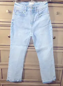 LOFT Blue Ankle Cropped Jeans