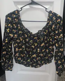 Floral Crop Top