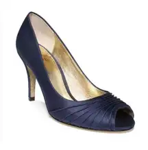 Adrianna Papell Farrell blue Peep Toe Heels