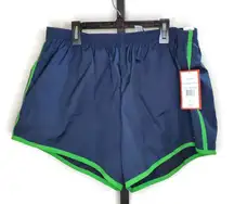 Running Shorts GMX Sport Navy Blue Spearmint Samantha Athletic Shorts XL