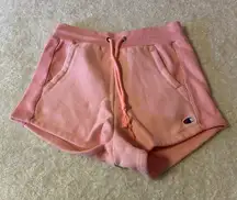 Champion Reverse Weave Salmon Pink Shorts Size Small