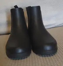 Hunter Black Footwear with Logo