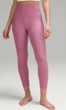 LULULEMON Align Ribbed High-Rise Pant Legging Tight 25" in Velvet Dust Size 10