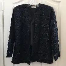 FINAL MARKDOWN Ladies’ Iris Beaded & Sequined Evening Jacket 10