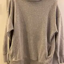 Aerie American Eagle Relaxed Grey Turtleneck Sweatshirt, Loungewear, Women's Sm