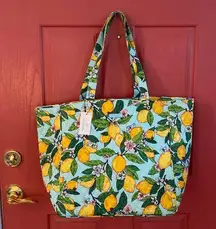 Vera Bradley Lemon Grove Large Glenna Tote Bag NWT