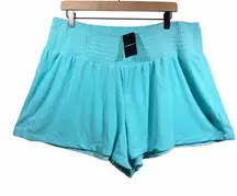 Torrid Terry Cloth Blue Smocked Waist size 2X 18-20 NWT