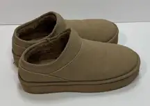 American Eagle Outfitters Women's Tan Platform Slip-Ons