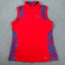 Annika Cutter & Buck Sleeveless Golf Shirt Size Medium Cherokee Ridge UPF 50+