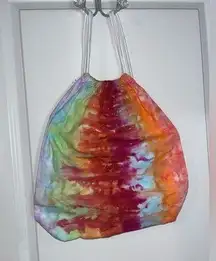 Handmade Tie Dye Drawstring Backpack By Small Business TheTalentedTexan NWOT