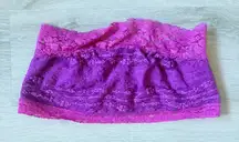 Free People Lace Bandeaus Purple Sz Small