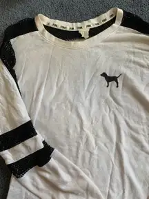 Victoria Secret PINK Mesh Crewneck Sweater