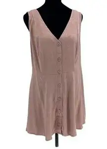 Torrid Womens Floral Jacquard Sleeveless Fit & Flare Tunic Top Fawn 2X NWT