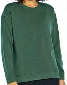 Orvis Cozy Green Pullover Crewneck Sweatshirt Women's Size Medium