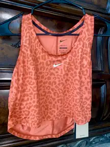 Nike Cheetah Print Orange Tank