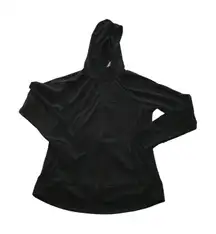 RBX Athletic Works Black ZipUp Hoodie Jacket Thumbholes Womens Activewear Size L