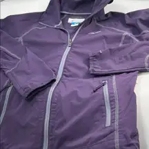 Columbia Purple Jacket with Gray Details