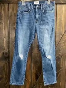 Frame Le Pixie Beau Cropped Jeans