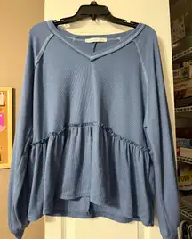 Altar’d state peplum top