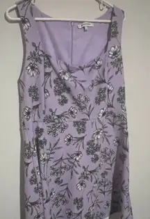 The Vanity Room purple floral dress xl