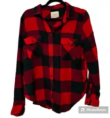 Thread & Supply plaid button down  Size Large 