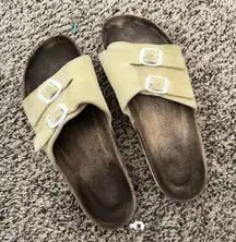 Suede Sandals