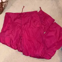 Vibrant pink Drawstring cargo Pants