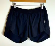 ladies black athletic hotty hot shorts size 8