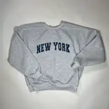 Charlotte Crewneck Sweatshirt Cherub Grey Size 0 Womens