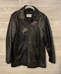 Genuine leather jacket‎ by Cougar women’s large soft leather