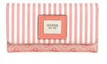 Guess Candace Graphic Slim Clutch Wallet.