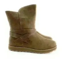 Skechers Women's Keepsakes 2.0 Pikes‎ Peak Taupe Vegan Boots 44614 Size